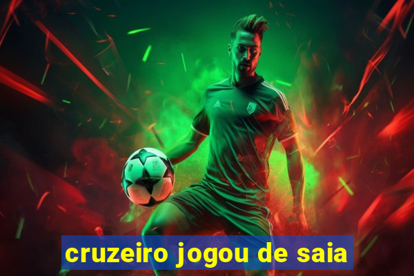 cruzeiro jogou de saia